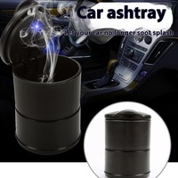 Cendrier de voiture personnalisé lumière LED Portable classique multi-fonction 4S magasin emballé cendrier boîte forme personnalisable