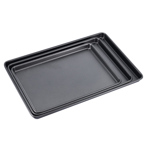 ถาดอบขนมปังฟอคคาเซียแบบไม่ติดกระทะ เป็นมิตรกับสิ่งแวดล้อม รูปทรงสี่เหลี่ยมผืนผ้า ทำจากโลหะ สำหรับใช้ในบ้านและร้านอาหาร - Product Image 2