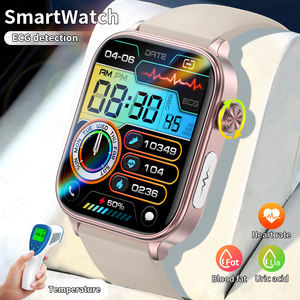 Смарт-часы LIGE BWET570 с температурой тела для мужчин и женщин, улучшенный уровень пульса, уровень кислорода/давления, качество сна, Android IOS - Product Image 1