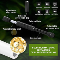 Diffuseur d'air frais pour voiture, mini clip de ventilation noir exclusif, parfum naturel, appareil d'aromathérapie moderne monté sur la voiture