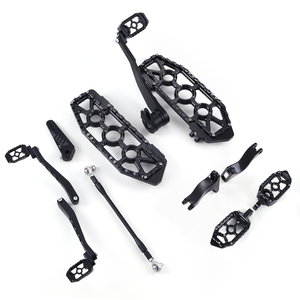 Kit de planches de sol style MX pour Harley Touring Street Glide FLHX <span class=keywords><strong>Road</strong></span> Glide FLTRX <span class=keywords><strong>Road</strong></span> <span class=keywords><strong>King</strong></span> FLHR 2014-2025 - Product Image 5