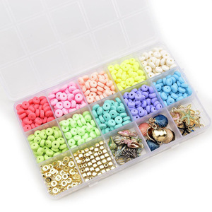 Ceramic Clay Ocean Series Beads 15-Compartment Box Mixed Shapes For Bracelet Making DIY Jewelry - Product Image 5