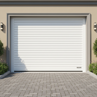 Portes de garage enroulables électriques en aluminium, portail automatique à enroulement, surface finie, prévention des incendies, entrée extérieure pour garage