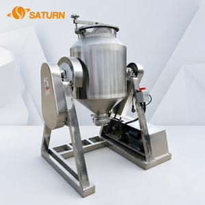 Miscelatore Automatico Multifunzionale a Tamburo <span class=keywords><strong>SATURN</strong></span> in Acciaio Inox per Alimenti con Motore 220V per Detersivi in Polvere e Prodotti Chimici - Product Image 1