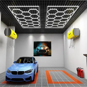 Car Showroom Auto Workshop Sechseckige Decken leuchte Detail lierungs leuchte LED Car Workshop Light