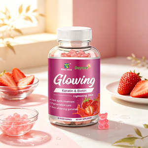 Gomitas Winstown Glowing con Colágeno, Biotina y Queratina para Blanquear la Piel, Veganas, para Eliminar el Cabello y las Uñas, Suplemento de Belleza en Gomitas - Product Image 3
