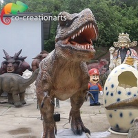 Modèle réaliste de dinosaure Tyrannosaurus Rex grandeur nature pour les attractions des parcs à thème en plein air