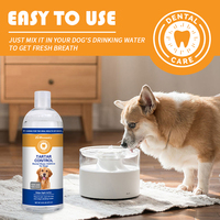 ZeBounty Formule Sûre 100% Naturelle Soin Bucco-dentaire pour Chiens et Chats Additif Aquatique Inodore Sans Goût Contrôle du Tartre et de l'Haleine