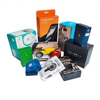 Boîtes d'emballage pour produits de soin de la peau, couleur personnalisée, en carton ondulé avec fenêtre, pliables, finition UV mate, carrées, pour chaussettes et vêtements