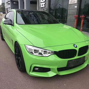 Super brillante automotriz <span class=keywords><strong>cielo</strong></span> azul gris amarillo verde negro coche envoltura vinilo película Hell Green coche cuerpo completo vinilo pegatina - Product Image 2