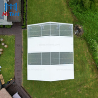 Tente de réception transparente en PVC et aluminium 12x30 pour mariages, carnavals, expositions, événements sportifs - Usage extérieur monocouche à louer