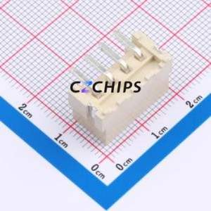 HCZZ0596-4 Wire-to-Board Pin Header SMD,P=3.96mm Connector 1x4P 3.96mm Vertical Mount VH - Product Image 2