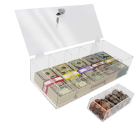 Boîte de présentation créative personnalisée de haute qualité en acrylique pour collectionneur de monnaies – Vente en gros usine