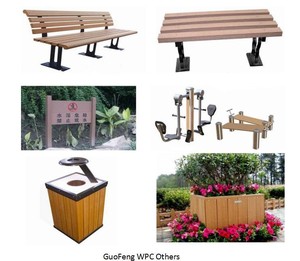 Esterno di plastica di <span class=keywords><strong>legno</strong></span> composito banco decking wpc stecche - Product Image 6