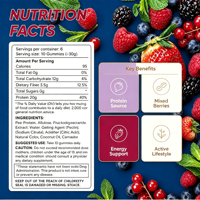 Gummies Protéinés SYC BIO aux Baies Mixtes – Formule de Soutien Quotidien au Bien-être – 60 Unités 180g – Vente en Gros, Marque Privée, OEM