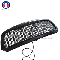 Calandre en maille noire pour voiture Dodge Ram, Grille avant avec LED, adapté aux modèles de 1500, 2013 — 2018