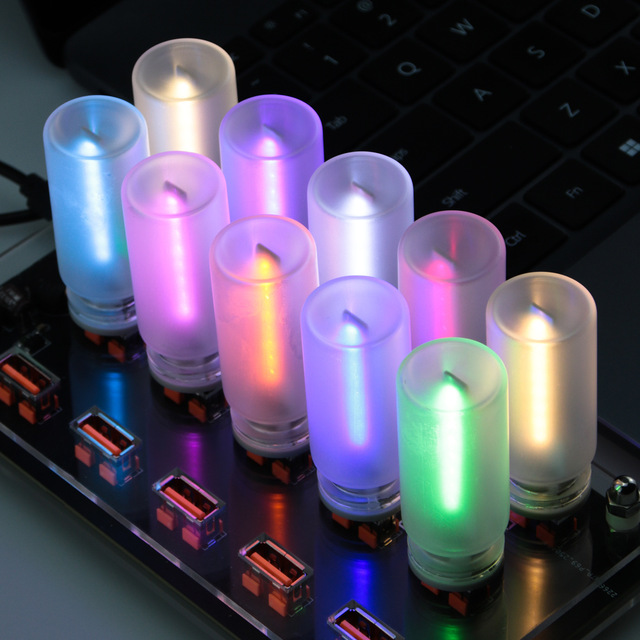 OEM Factory Mini USB LED Car Ambient Light Custom Bulk Supplier Premium Decorative Lamp for Power Bank Travel Camping Decor