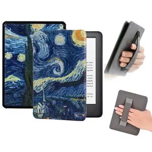 2023 New Design Kindle Case Cover Paperwhite 5 Shockproof PU Cover With Hand Support For Kindle Case Paperwhite 11th Gen M2L3EK