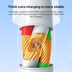 Câble tressé en silicone <span class=keywords><strong>UGREEN</strong></span> USB-C vers USB-C <span class=keywords><strong>PD</strong></span> à charge rapide <span class=keywords><strong>PD</strong></span> 60w Câble USB C - Product Image 6