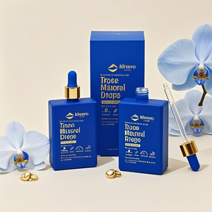 Thông số kỹ thuật khác nhau 30ml 50ml phẳng vuông mờ chất lớp biểu bì cồn rỗng râu dầu <span class=keywords><strong>container</strong></span> thủy tinh nhỏ giọt chai - Product Image 2