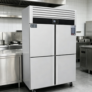 800L Large Refrigerator Solid Door Upright Chiller Cooler Commercial Freezers and Refrigerators With Shelf and Tray - Product Image 1
