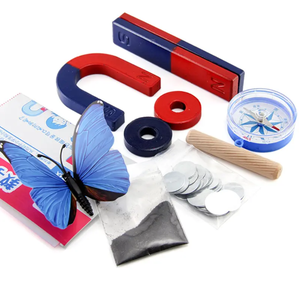 Juego de imanes de ciencia Junior Labs para herramientas de experimentos de ciencia educativa que incluyen imanes de barra/anillo/herradura/brújula - Product Image 3
