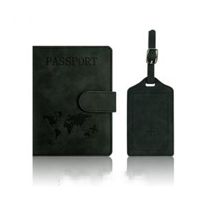 Cartera de Viaje de Cuero PU con Bloqueo RFID, Clip Antirrobo para Tarjetas de Crédito y Pasaporte, Porta Pasaportes - Product Image 3