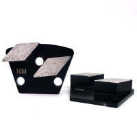 SUMO Disque de béton diamant trapézoïdal à double segment de requin à liaison métallique moyenne pour rectifieuse de béton ASL XINGYI