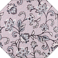 Tapis de mahjong américain de 33 pouces, 2 mm, en similicuir mat, octogonal, rose floral, tapis de jeu de table
