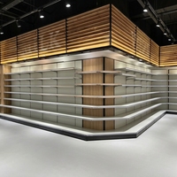 Étagère de présentation de produits pour supermarché, 4-6 niveaux, présentoir personnalisé simple et double face pour épicerie