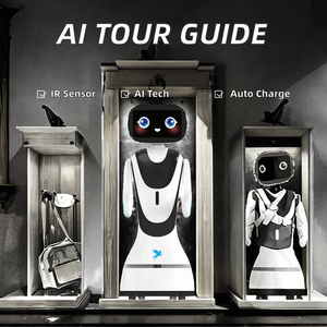 Dernier CSJ <span class=keywords><strong>Timo</strong></span> AI Service Robot Réceptionniste Guide touristique Charge automatique Navigation contrôlée par l'application 10h d'autonomie pour l'exposition scolaire - Product Image 6