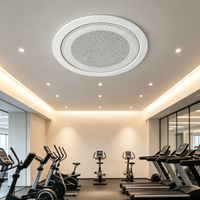 Haut-parleur encastré au plafond, pleine gamme 90-16000Hz, son pour hôtel, centre commercial, restaurant, école, musique d'ambiance publique