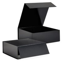 Boîte en carton de luxe pliable magnétique personnalisée avec logo imprimé