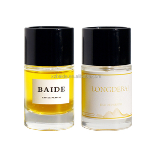 Flacon de parfum en verre de luxe personnalisé, transparent, rond, avec pompe à pression, 50 ml, 100 ml, avec boîte - Product Image 6