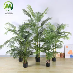 Venta al por mayor de planta de palmera artificial/palmera de plástico/árbol artificial para decoración interior y exterior