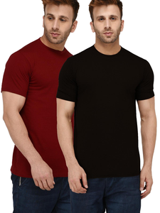 Men Cotton <b>Bamboo</b> Fiber T Shirt O Neck Short Sleeve Regular Fit Soft breathable lightweight moisture Wicking Eco Friendly - Product Image 1