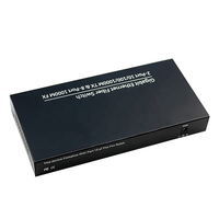 Convertisseur de média Ethernet à fibre optique Gigabit haute vitesse 8 ports 10/100/1000M 20 KM 2 SFP 2 RJ45 SFP
