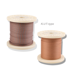 สายเทอร์โมคัปเปิลชนิด K ทนความร้อนสูง GG-K/<span class=keywords><strong>T</strong></span>/J-24/3036/<span class=keywords><strong>40</strong></span>-SLE สายวัดอุณหภูมิความแม่นยำสูง 0-482 ℃ - Product Image 2