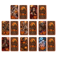 Barres de cuivre 999 de 1 oz, modèle Citrouille d'Halloween et Squelette de Gentleman, Barre commémorative, Barre de collection, Barre souvenir, Barre cadeau