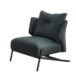 Modern Italy Style <b>Reclining</b> <b>Leather</b> Living Room <b>Chair</b> with Leisure Armchair Design for Villa Lounge - Product Image 6
