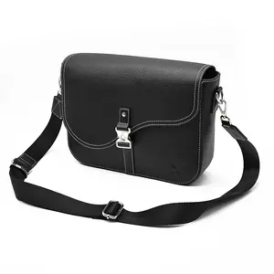 High Quality Luxury Leather Messenger Bags Customized LOGO Business Casual Mens Crossbody Shoulder Bag