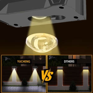 <span class=keywords><strong>2025</strong></span> IP65 không thấm nước RGB Tricolor treo tường hàng rào trong nhà trang trí nội thất Powered bên ngoài <span class=keywords><strong>Led</strong></span> vườn năng lượng mặt trời đèn tường ngoài trời - Product Image 2