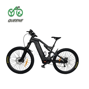 Vélo de montagne électrique à suspension intégrale en fibre de carbone 29 pouces 1000W Queene, modèle TDE01Z, haute performance pour la plage et les balades – Offre Spéciale - Product Image 1