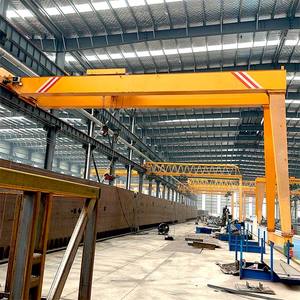 Grues à portique semi-à flèche montées sur rail pour atelier, intérieur et extérieur, 5 tonnes, 10 tonnes, 20 tonnes - Product Image 3