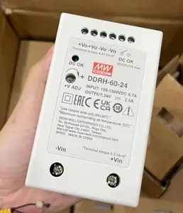 Mean well 60W High Reliable 150Vdc to 1500Vdc Ultra Wide Input Din Rail Power Supplies DC to DC Voltage Converter 24V