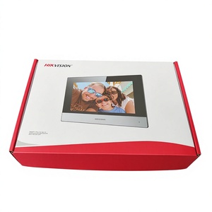 Original HIK DS-KH6320-WTE1 KH6 Series <b>IP</b>-Based Video Door Phone 7-Inch Touch Screen Monitor with PoE - Product Image 1