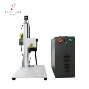 CNC raycus 3d 30 watt fiber laser marking machine 20w 3C certification Work With EZCAD
