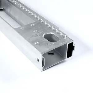 Perfil de extrusión de aluminio industrial anodizado personalizado 6005 T5 Barra de aluminio 6060 CNC Aluminio de grado 6061