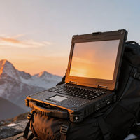 Nouvel ordinateur portable industriel robuste de 14 pouces avec Windows 10/11/Linux, processeur Intel I7, batterie lithium-ion intégrée