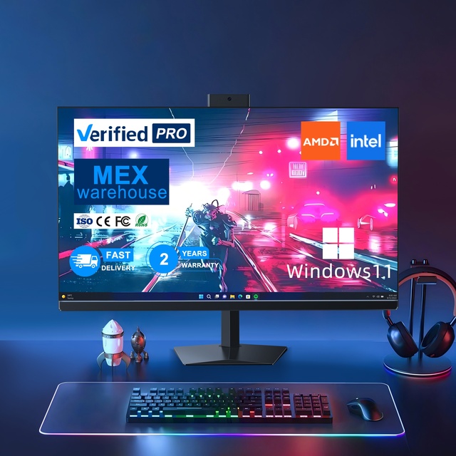 Gaming All-in-One PC 27 Inch LCD 16GB RAM Core I7 12700F 12th Gen GTX 1050Ti 4GB Video Memory